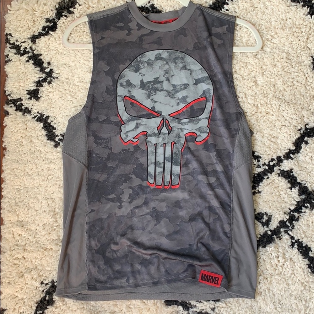 “Punisher” workout shirt by MARVEL